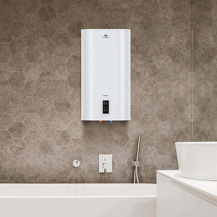 Накопительный электрический водонагреватель Timberk Intelligent T-WSS100-FS51D-V, фото 4