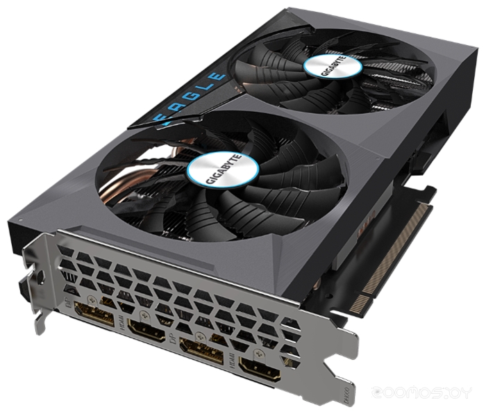 Видеокарта Gigabyte GeForce RTX 3060 Ti Eagle OC 8G GV-N306TEAGLE OC-8GD, фото 4