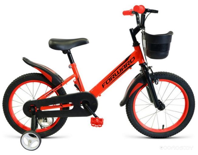 Детский велосипед Forward Nitro 18 (красный/черный, 2022)