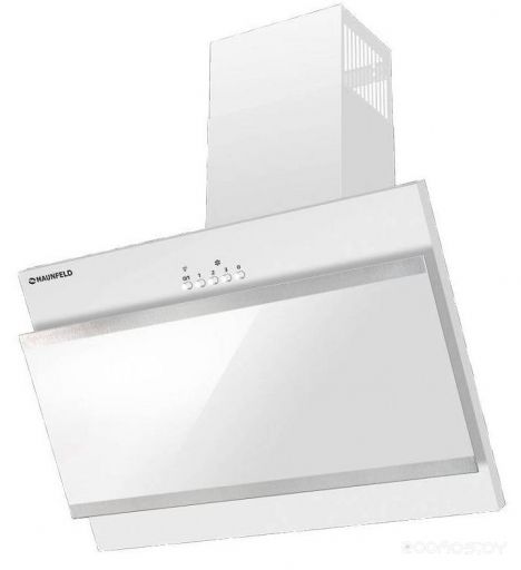 Вытяжка Maunfeld Tower G Satin 60 (stripes) White, фото 1