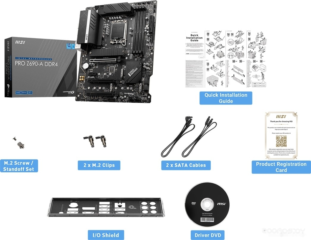 Материнская плата MSI PRO Z690-A DDR4, фото 6