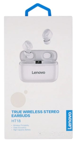 Наушники Lenovo HT18 (белый), фото 4