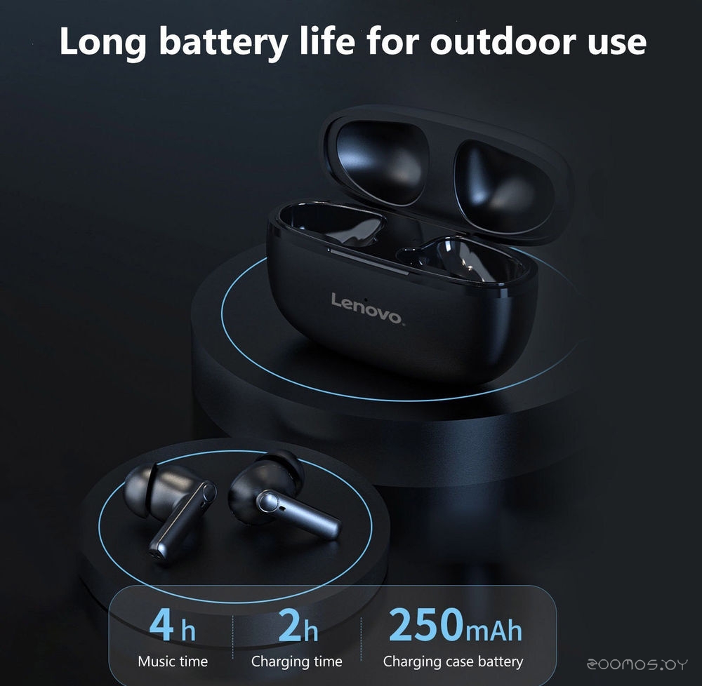 Наушники Lenovo HT05 (черный), фото 3