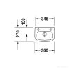 Умывальник Duravit D-Code 7053600092