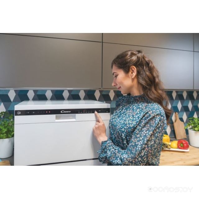 Настольная посудомоечная машина Candy CDCP 6/E-07, фото 8