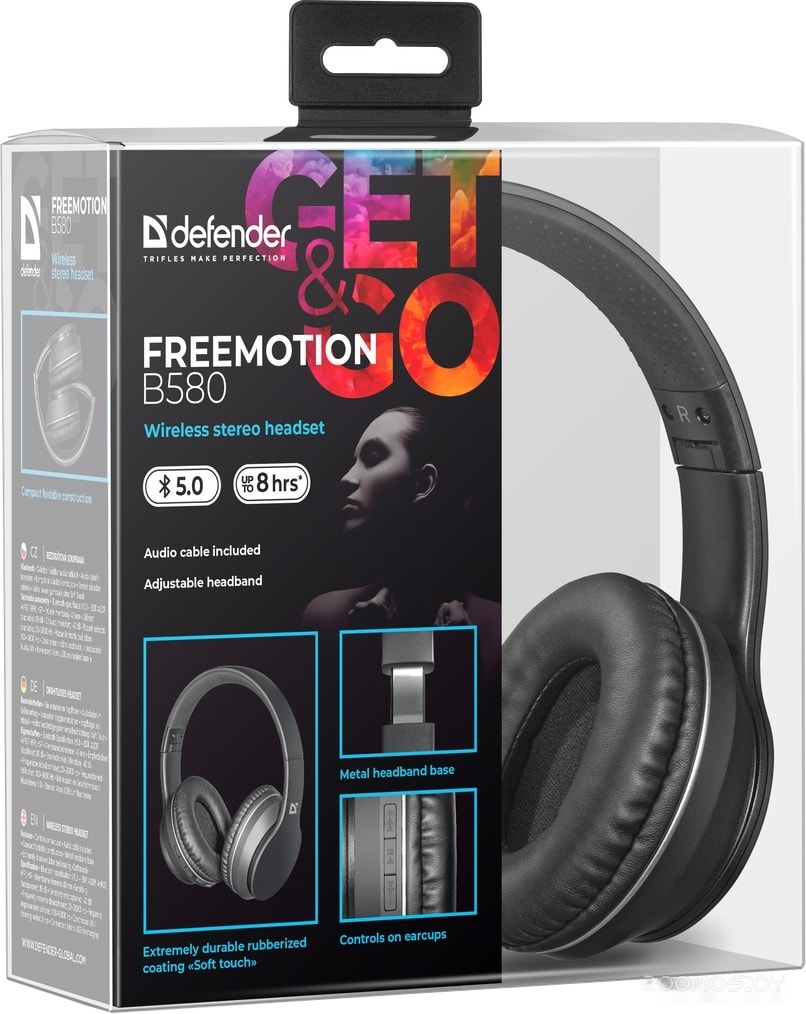 Наушники Defender FreeMotion B580 (черный), фото 3