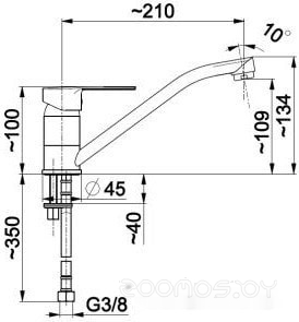 Смеситель Armatura Mohit 5913-915-00, фото 2