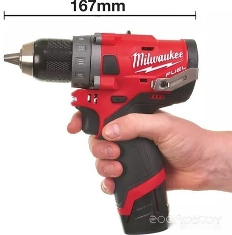 Дрель-шуруповерт Milwaukee M12 FDD-402X 4933459818 (с 2-мя АКБ, кейс), фото 4