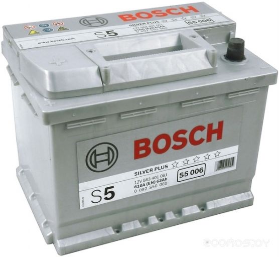 Автомобильный аккумулятор Bosch S5 092 S50 060 (63 А·ч)