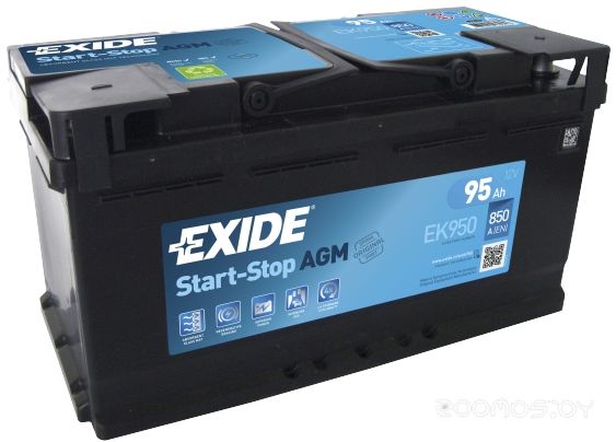 Автомобильный аккумулятор Exide EK950 (95 А/ч)