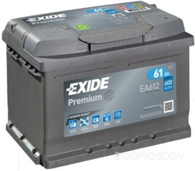 Автомобильный аккумулятор Exide Premium EA612 (61 А/ч)