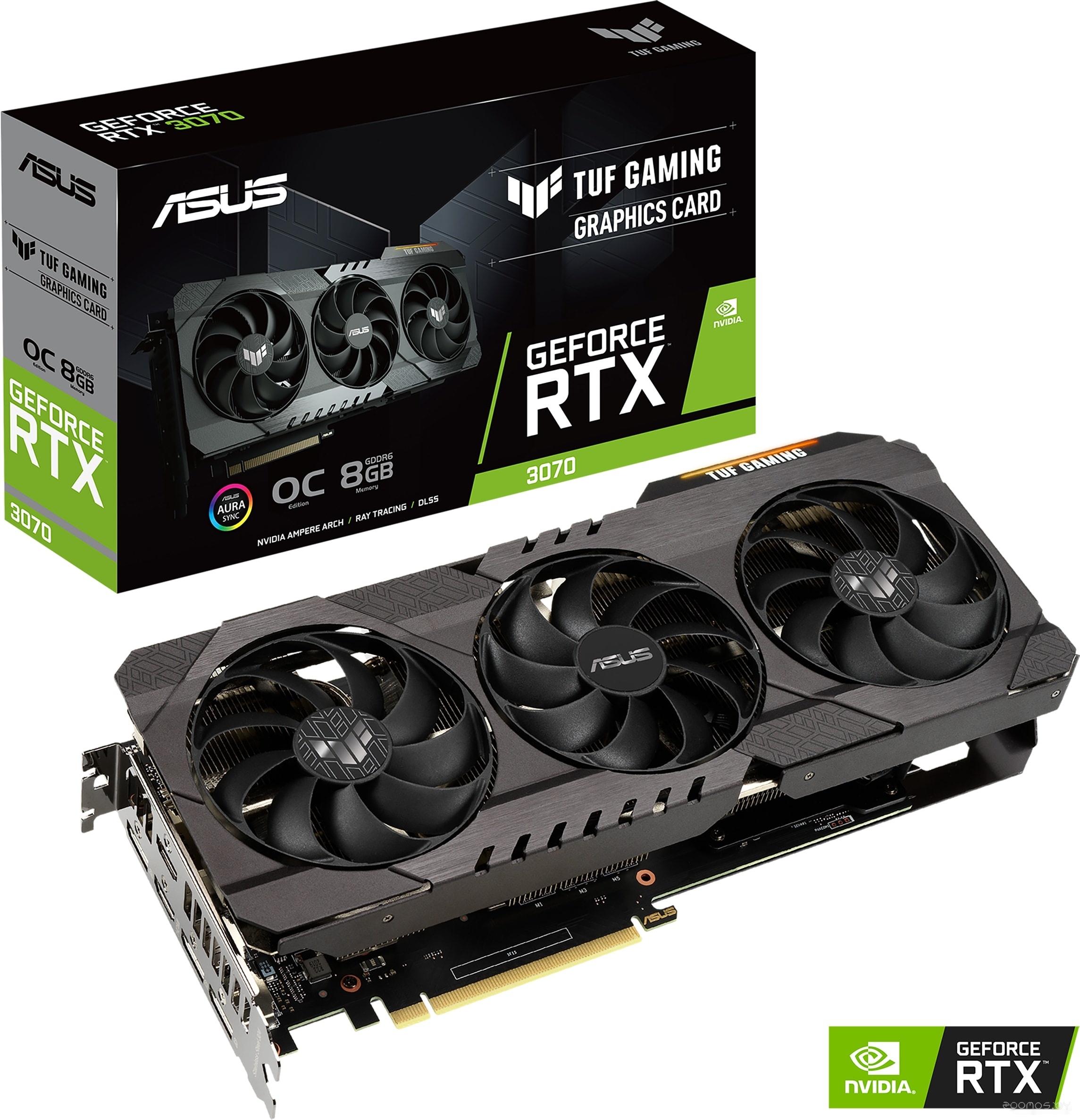 Видеокарта Asus TUF Gaming GeForce RTX 3070 OC 8GB GDDR6 V2, фото 6