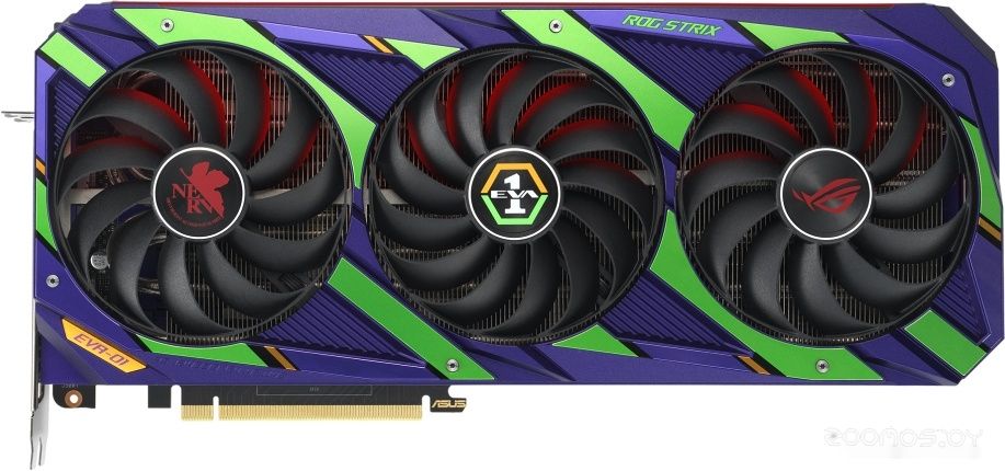 Видеокарта Asus ROG Strix GeForce RTX 3080 12GB GDDR6X OC EVA Edition ROG-STRIX-RTX3080-O12G-EVA