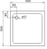 Душевой поддон Gemy ST16T 100x100