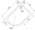 Душевой поддон Gemy ST19 R 100x90