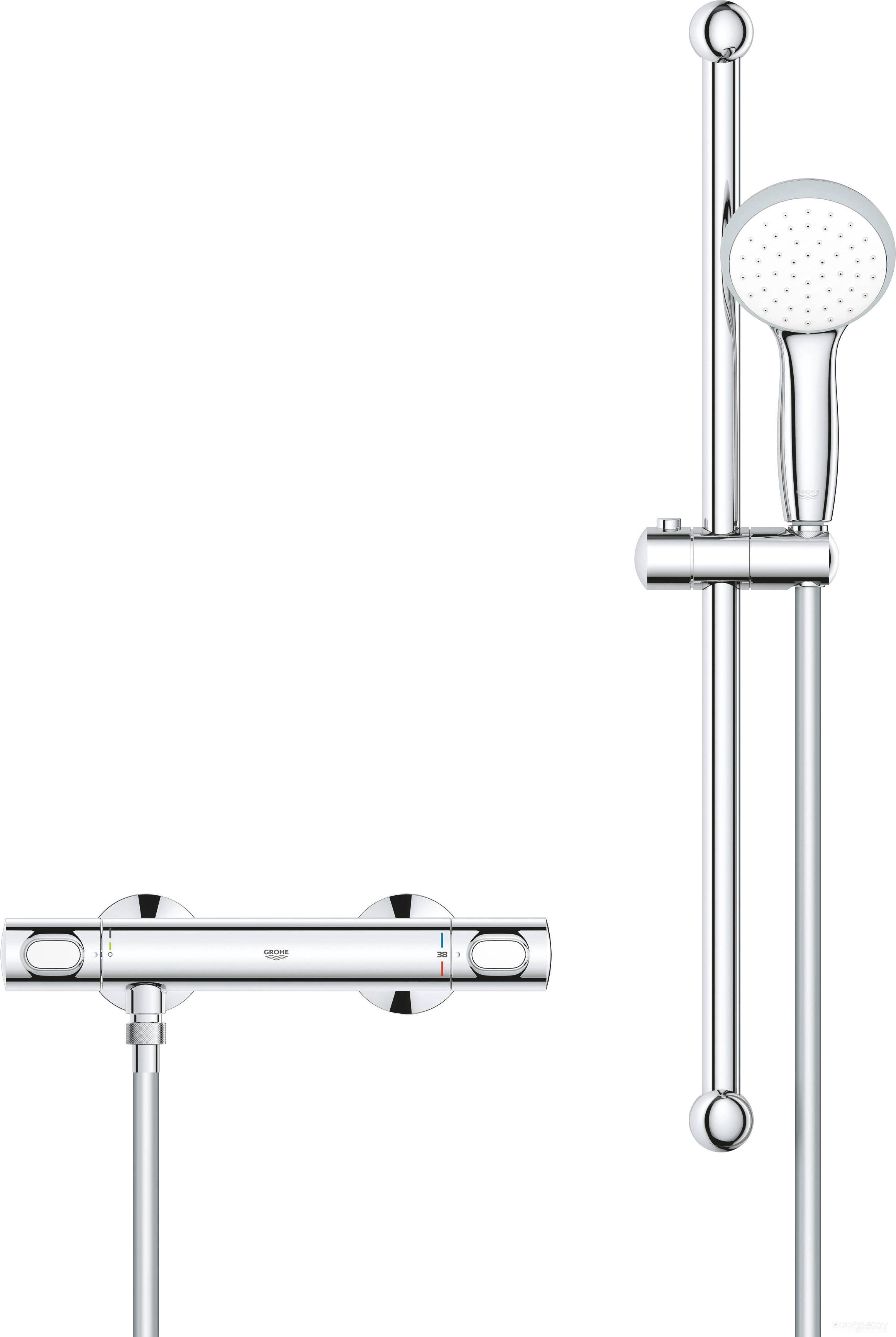 Душевой гарнитур Grohe QuickFix Precision Flow 34841000, фото 3