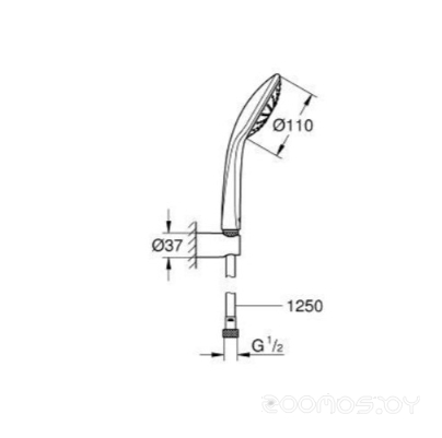 Душевая система Grohe Euphoria 110 Mono [27354000], фото 2