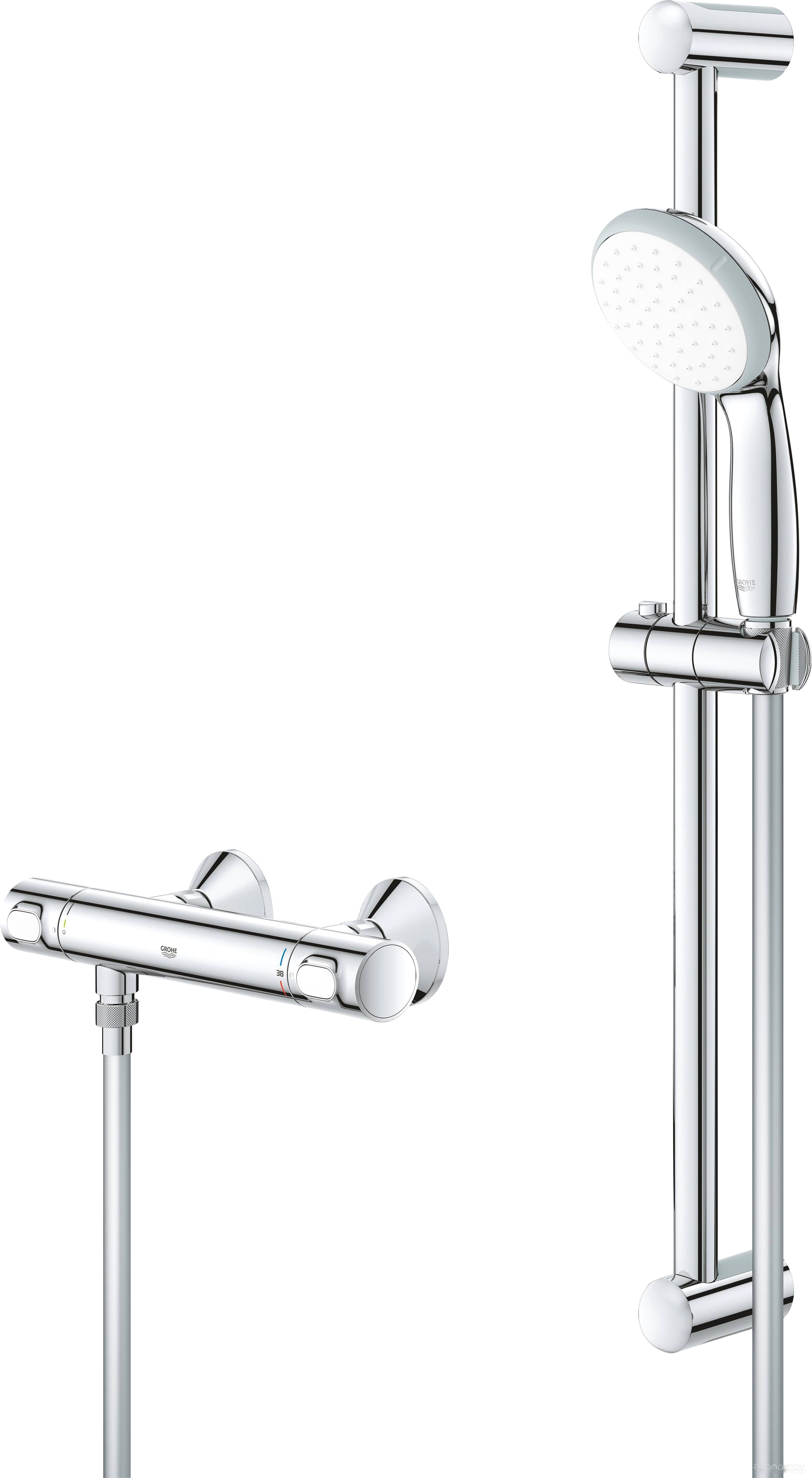Душевой гарнитур Grohe QuickFix Precision Flow 34841000, фото 2