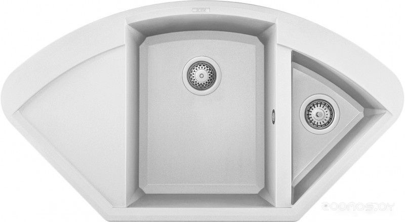 Кухонная мойка Elleci Easy CORNER G68 Bianco, фото 1
