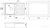 Кухонная мойка Granula 8002 (эспрессо)
