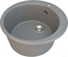 Кухонная мойка Гамма Гранит Granite-01 (темно-серый)