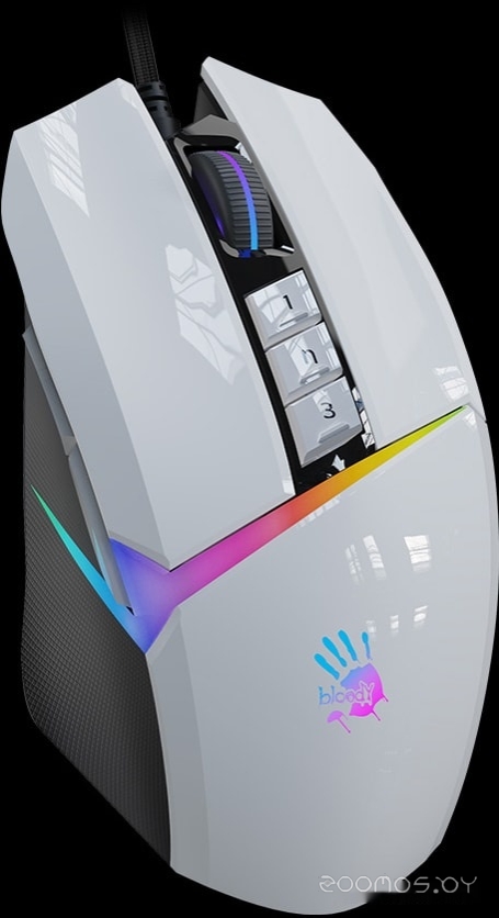 Игровая мышь A4Tech Bloody W60 Max (белый), фото 2