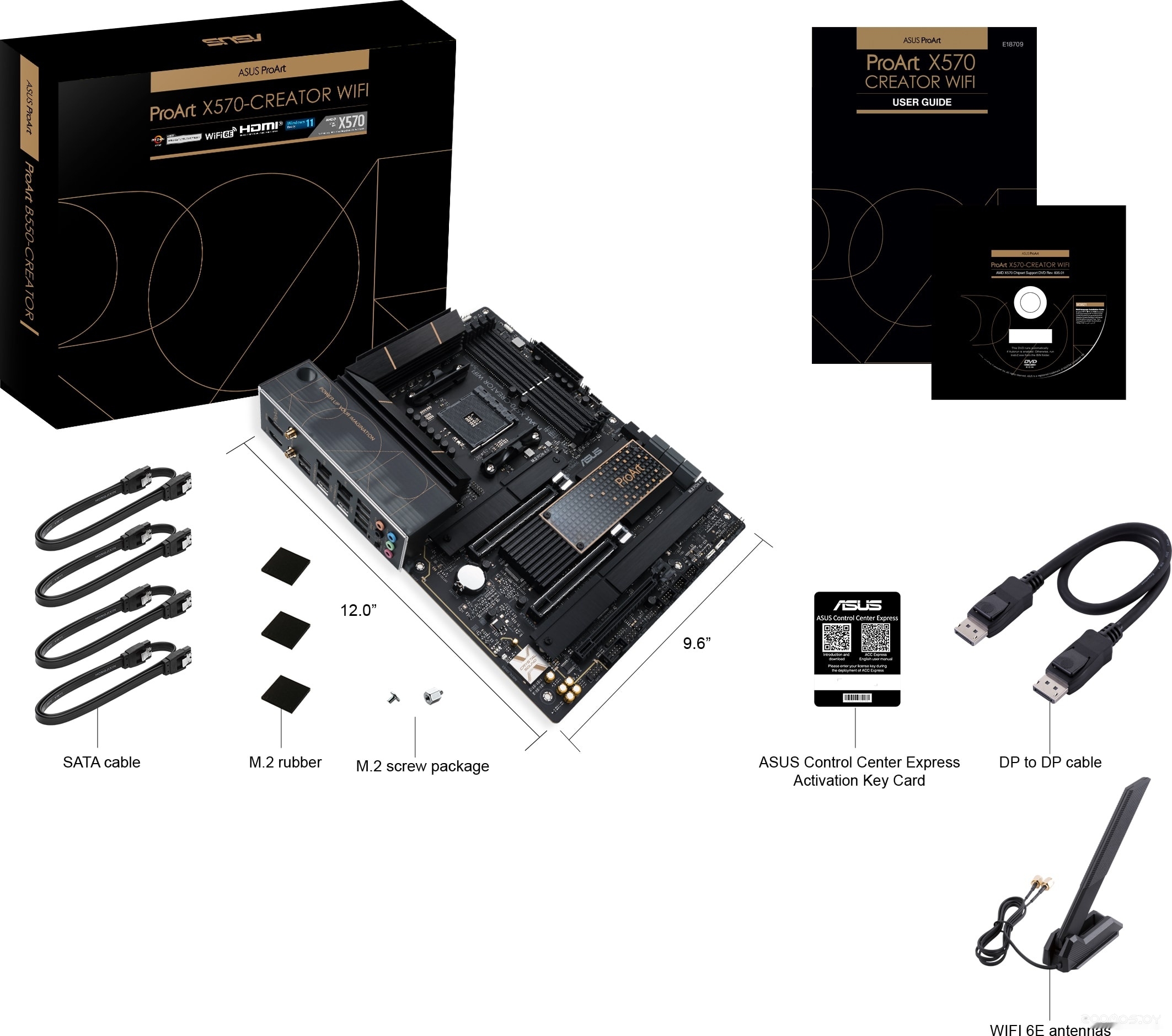 Материнская плата Asus ProArt X570-CREATOR WIFI, фото 9
