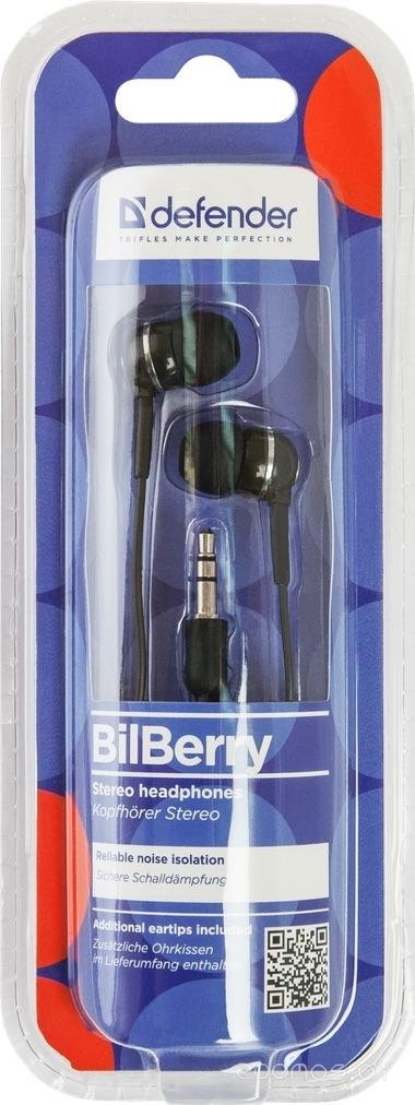 Наушники Defender BilBERRY black, фото 2