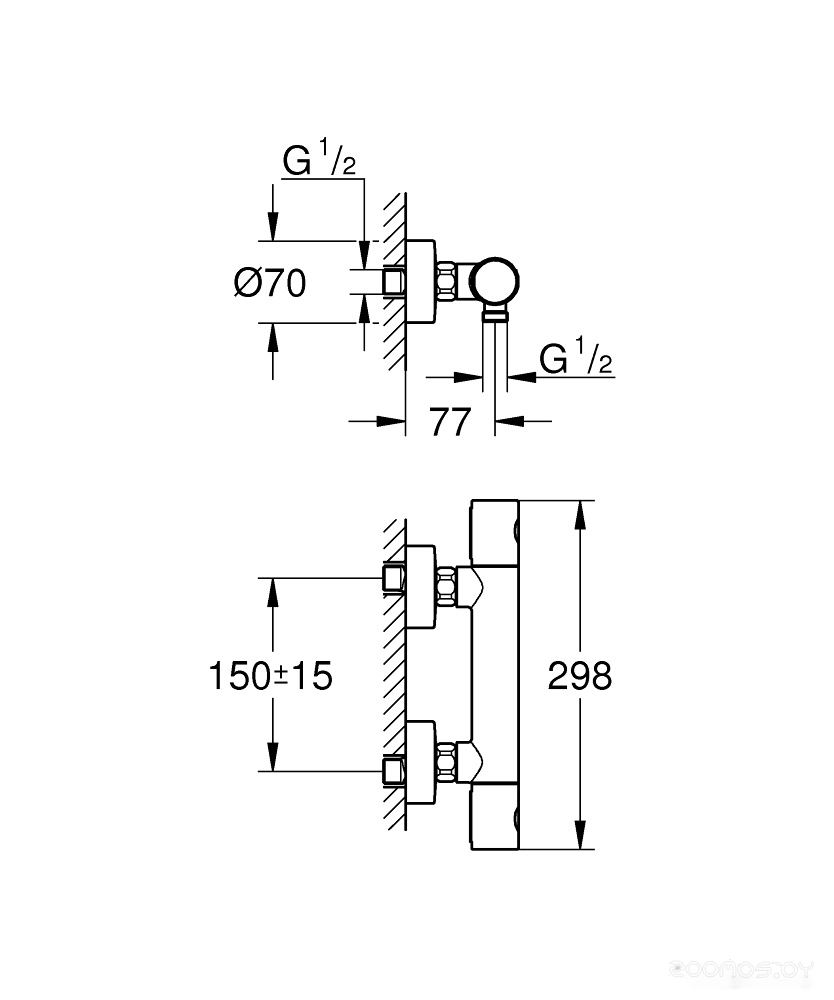 Смеситель Grohe Precision Get 34773000, фото 2