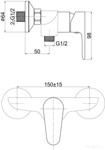 Смеситель Cersanit Cersania 63032, фото 1