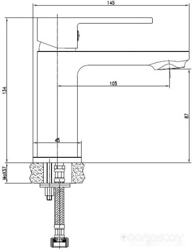 Смеситель Cersanit Smart 63047, фото 1