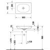 Умывальник Duravit Viu 2358600000