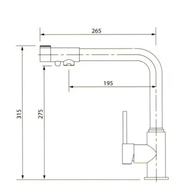 Смеситель Kaiser 13044-5 nickel brush, фото 2