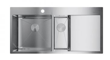 Интегрированная кухонная мойка Omoikiri Akisame 100-2-IN-L