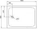 Душевой поддон Gemy ST15T 100x80