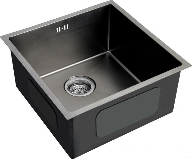 Кухонная мойка ARFEKA AF 440*440 Black PVD Nano, фото 1