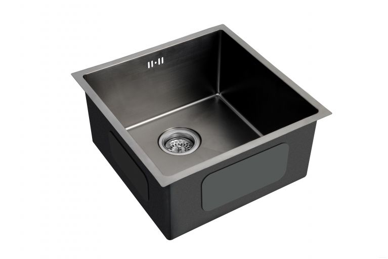 Кухонная мойка ARFEKA AF 450*450 Black PVD Nano, фото 1
