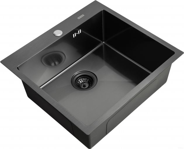 Кухонная мойка ARFEKA AF 550*505 Black PVD Nano, фото 1