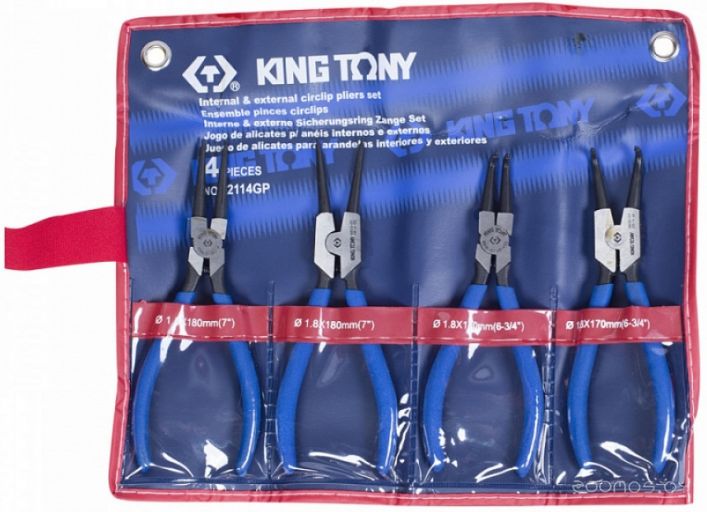 Набор ручного инструмента King Tony 42114GP