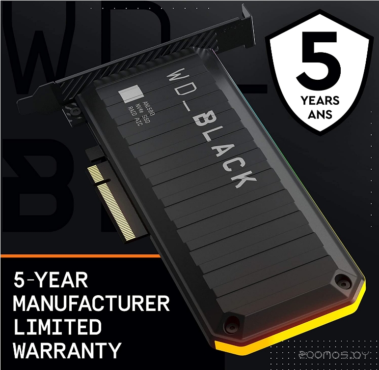 SSD Western Digital Black AN1500 NVMe 4TB WDS400T1X0L, фото 4