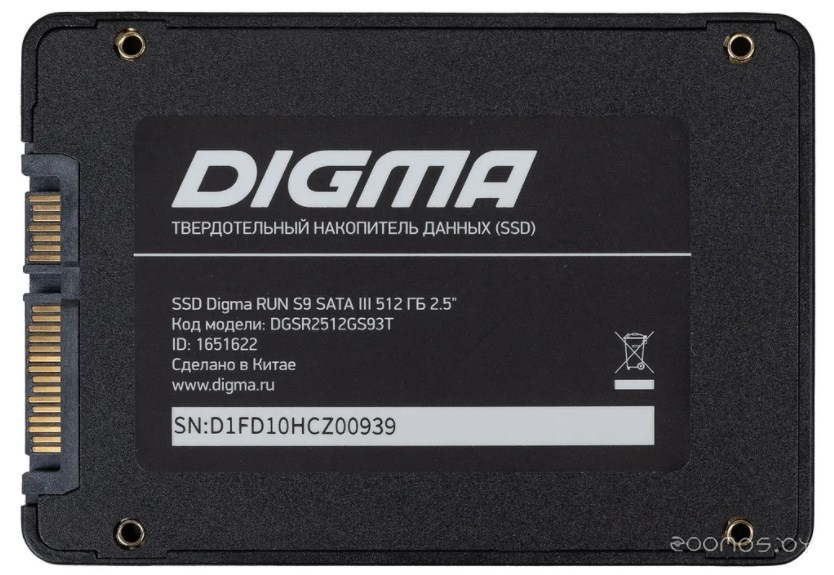 SSD DIGMA Run S9 512GB DGSR2512GS93T, фото 5
