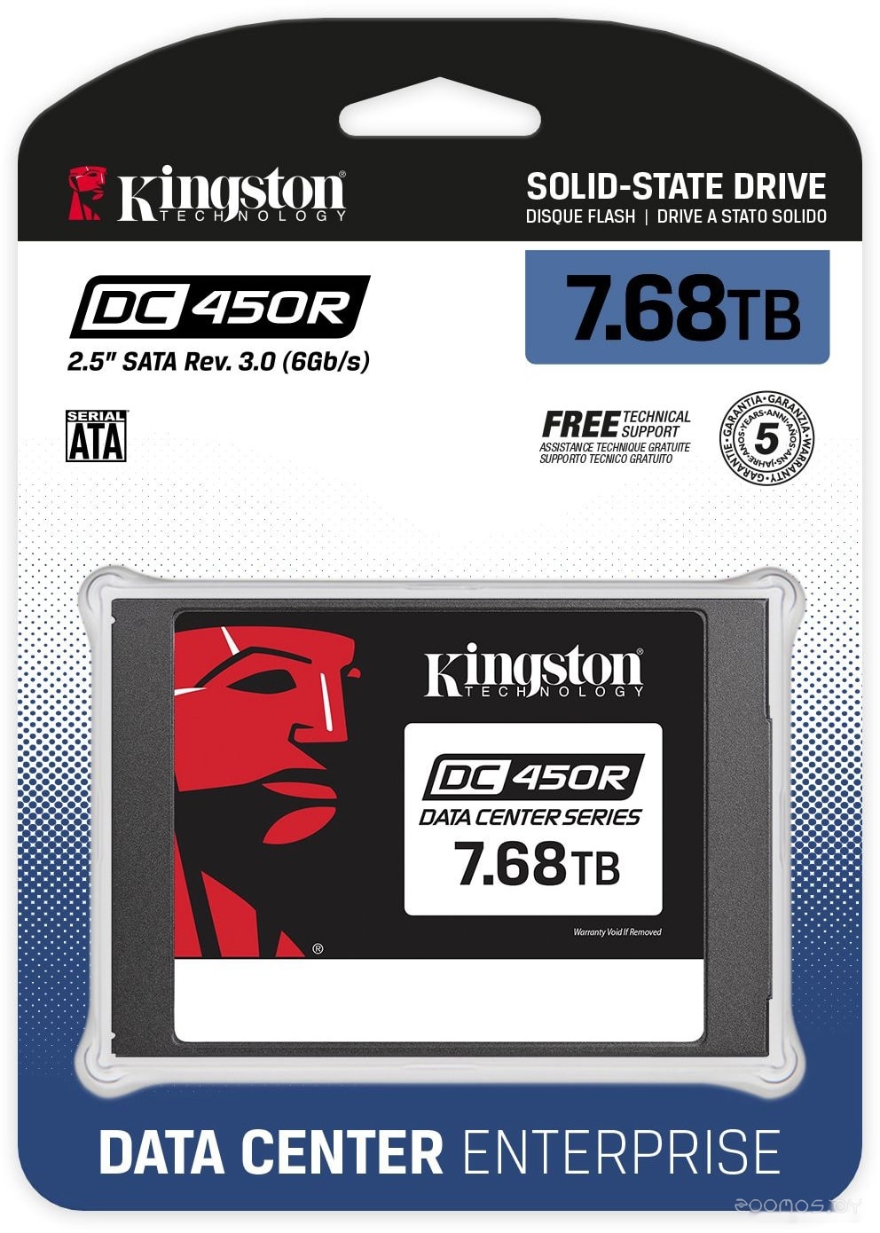 SSD Kingston DC450R 7.68TB SEDC450R/7680G, фото 3