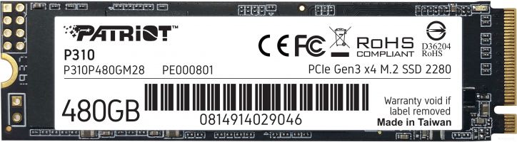 SSD Patriot P310 480GB P310P480GM28