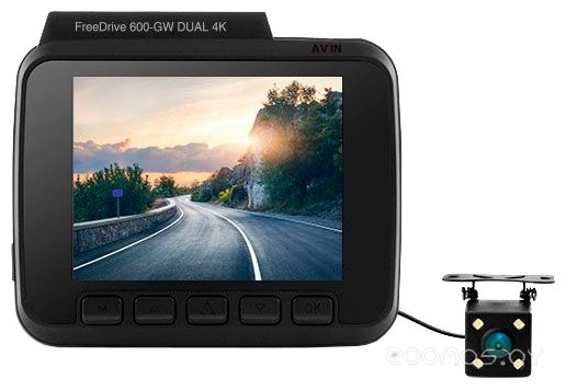 Автомобильный видеорегистратор DIGMA FreeDrive 600-GW DUAL 4K, фото 2