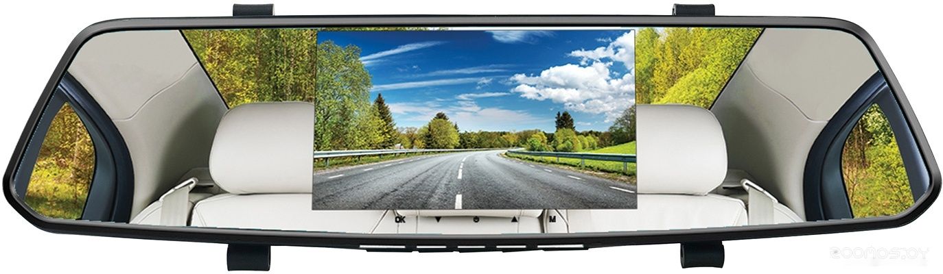 Видеорегистратор-зеркало DIGMA FreeDrive 214 Night FHD, фото 1