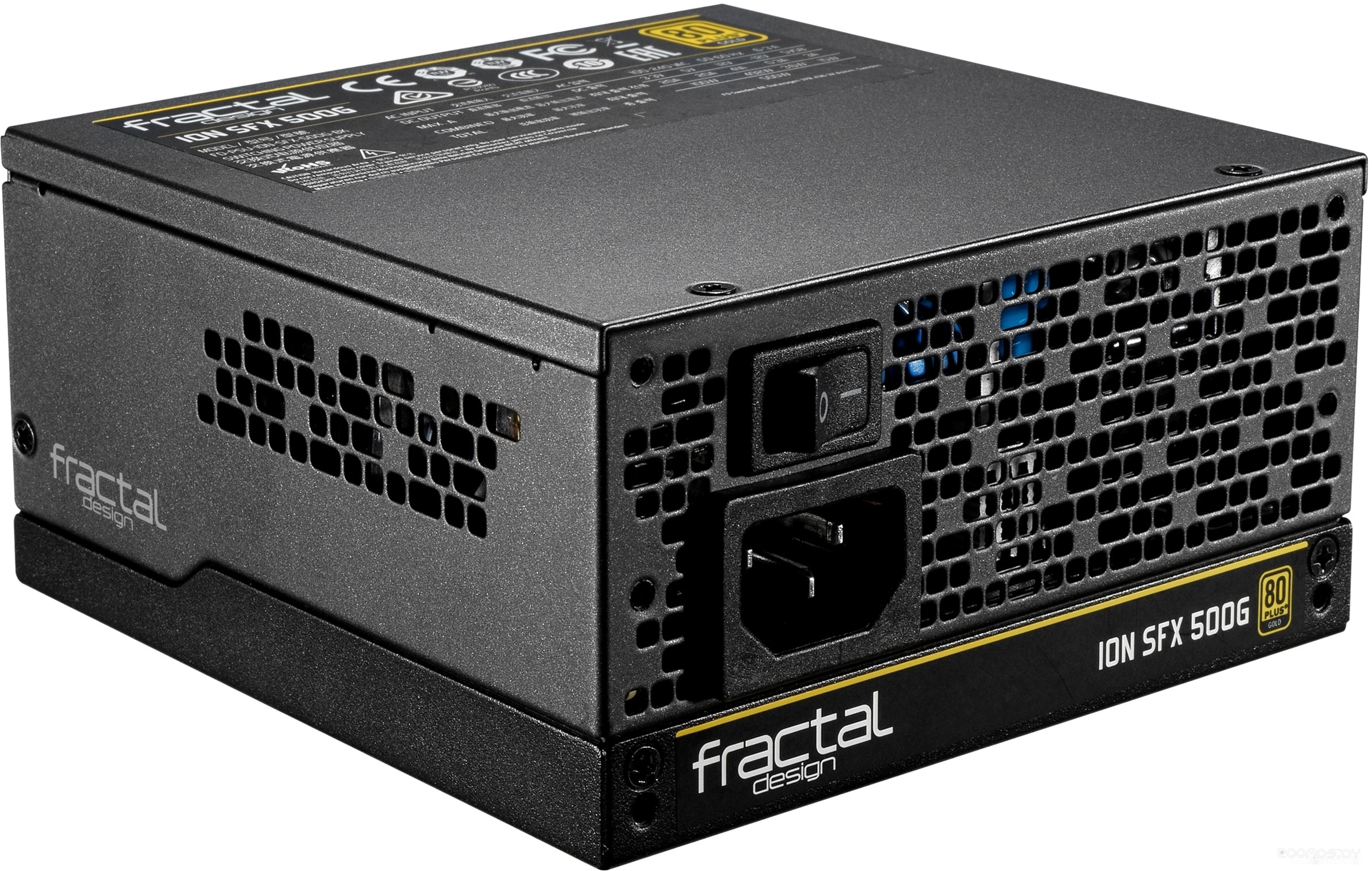 Блок питания Fractal Design Ion SFX-L 500W Gold FD-PSU-ION-SFX-500G-BK, фото 10