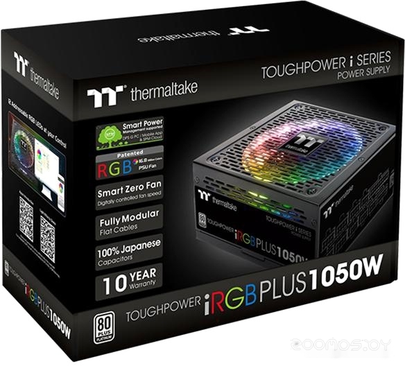 Блок питания Thermaltake Toughpower iRGB PLUS 1050W Platinum TT Premium Edition, фото 8