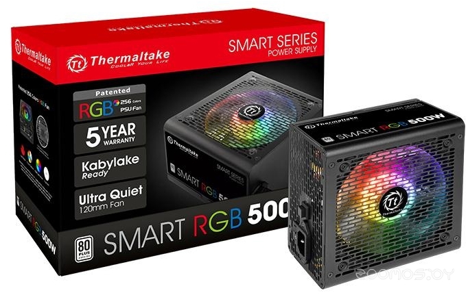 Блок питания Thermaltake Smart RGB 500W SPR-500AH2NK-2, фото 3