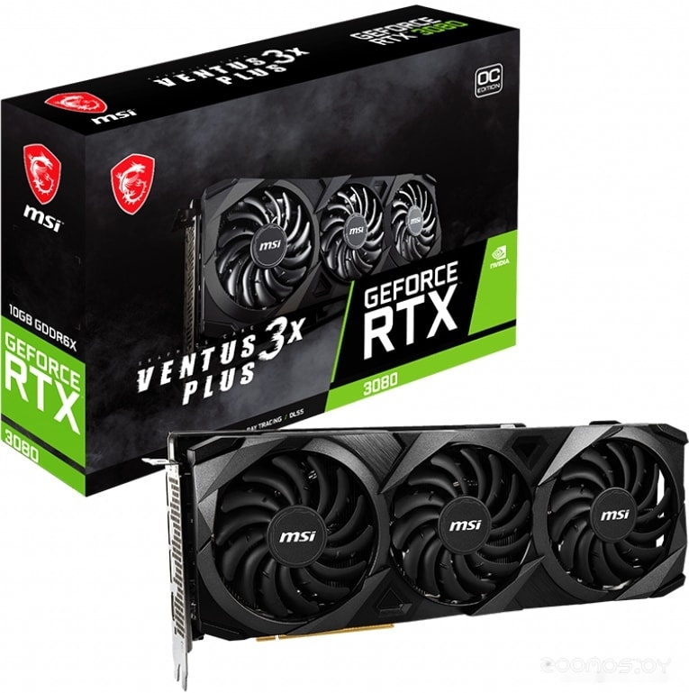 Видеокарта MSI GeForce RTX 3080 Ventus 3X Plus 10G OC LHR, фото 4