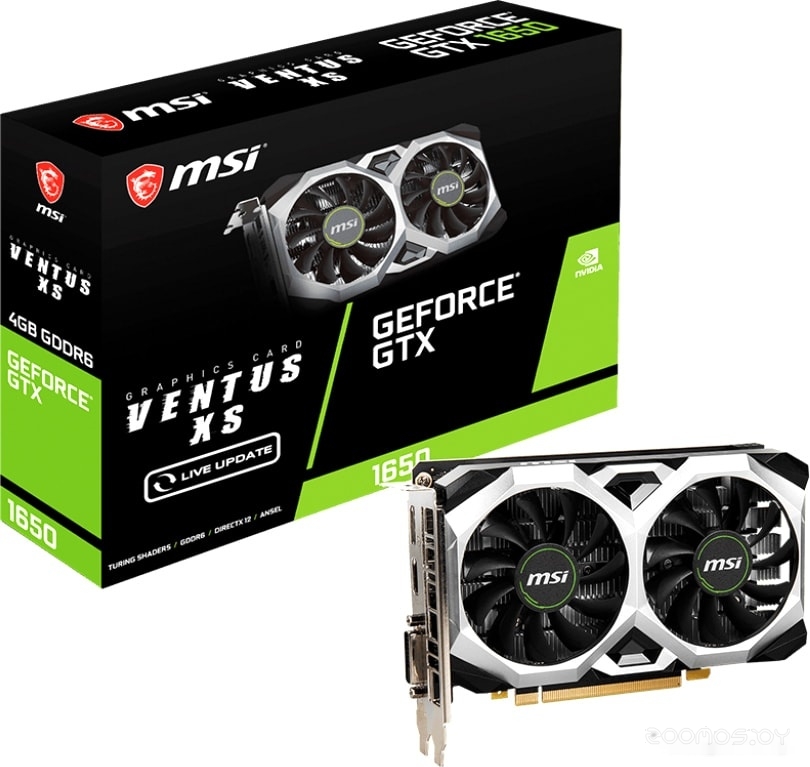 Видеокарта MSI GeForce GTX 1650 D6 Ventus XS V1 4GB GDDR6, фото 5